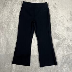 Spanx The Perfect Black Pant Crop Flare Pants Women's M Stretch